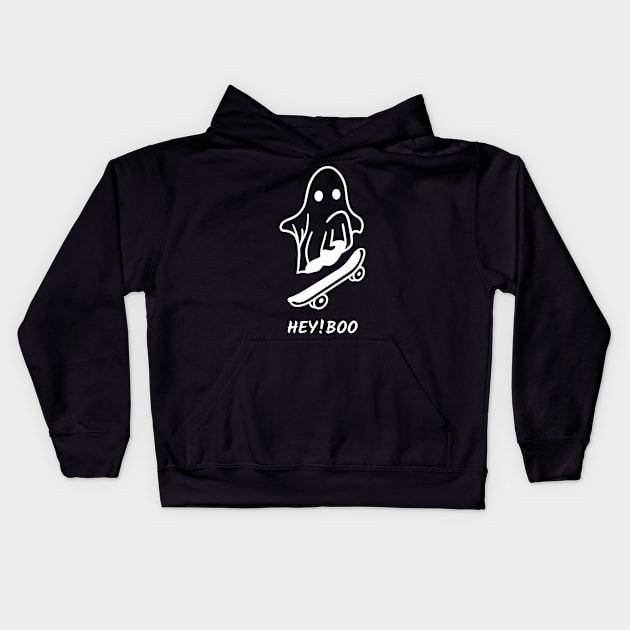 Hey Boo Kids Hoodie by attire zone